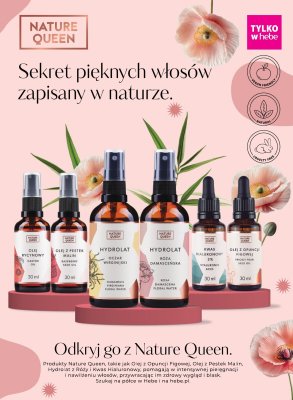 Hydrolat z róży damasceńskiej Nature Queen promocja w Hebe