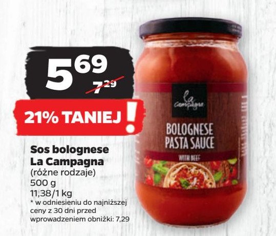 Sos bolognese z wo艂owin膮 La campagna promocja