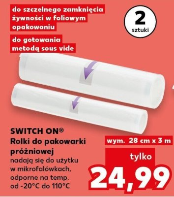 Rolki do pakowarki próżniowej 2 szt. promocja w Kaufland