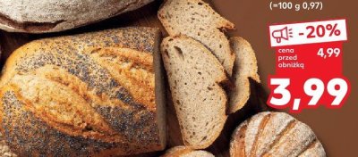 Chleb w stylu rustykalnym promocja w Kaufland