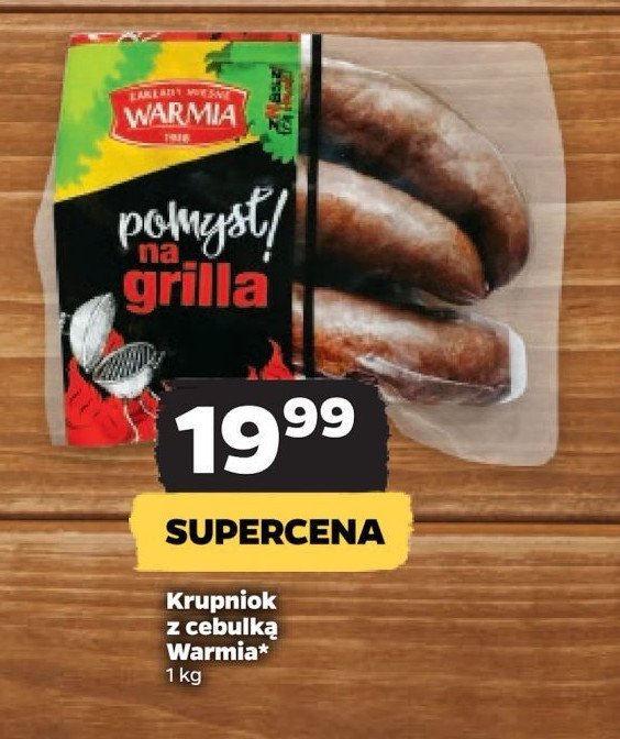 Krupniok z cebulką Warmia promocja