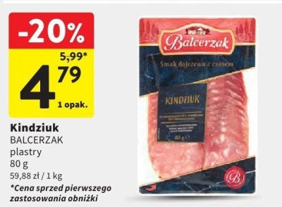 Kindziuk BALCERZAK plastry promocja w Intermarche