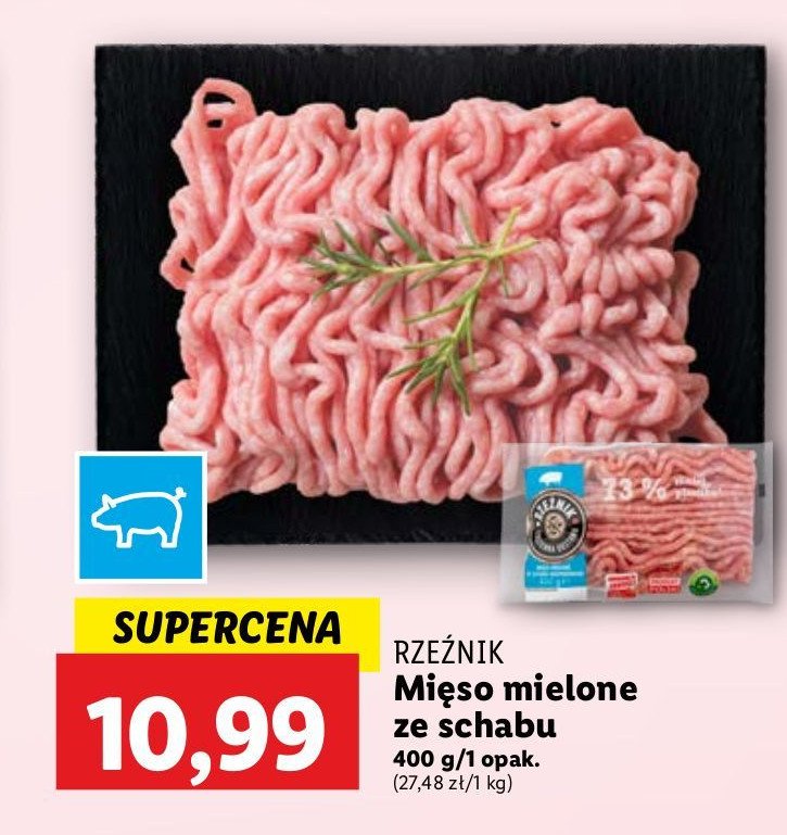 Mięso mielone ze schabu Rzeźnik codzienna dostawa promocja