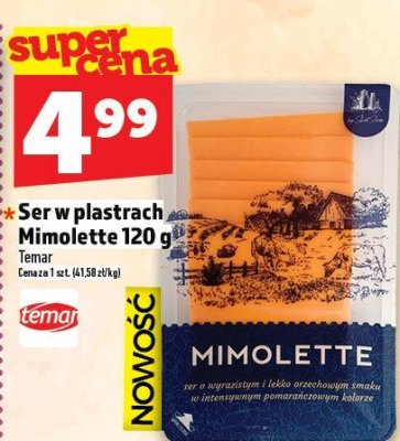 Ser w plastrach Mimolette 120 g promocja w TOPAZ