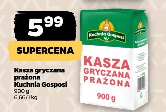 Kasza gryczana prażona Kuchnia gosposi promocja w Netto