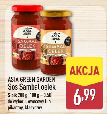Sos sambal oelek klasyczny Asia Green Garden promocja w Aldi