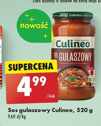 Sos gulaszowy Culineo promocja