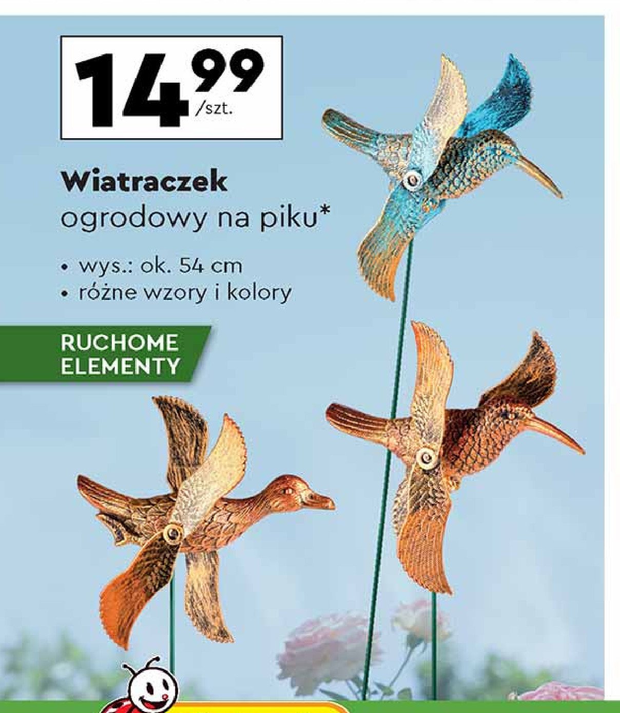 Wiatraczek ogrodowy promocja