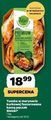 Tuszka w marynacie kurkowej faszerowana kaszą pęczak promocja w Netto