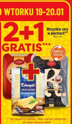 Ser w plastrach - wszystkie sery w plastrach 100g-1kg promocja w POLOmarket