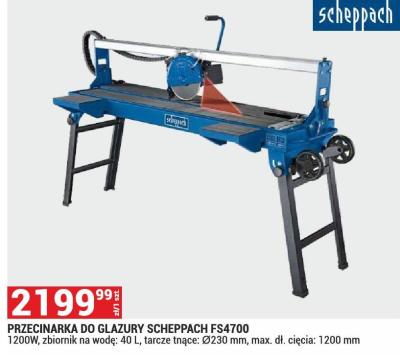 Przecinarka do glazury SCHEPPACH FS4700 promocja w Merkury Market
