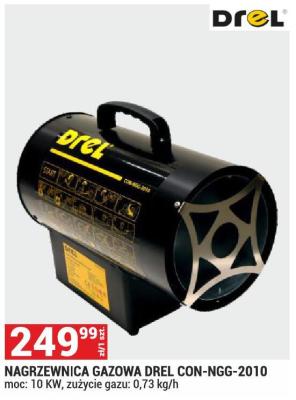 Nagrzewnica gazowa DREL CON-NGC-2010 promocja w Merkury Market