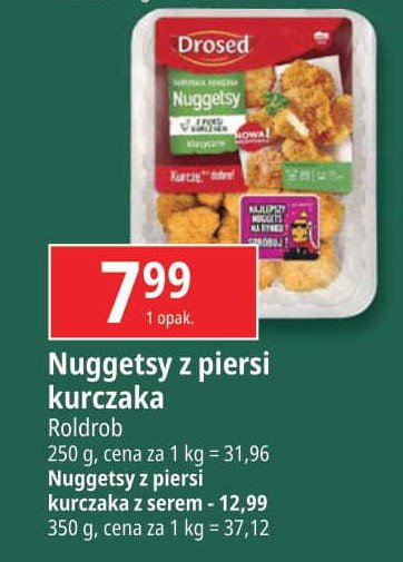 Nuggetsy z piersi kurczaka z serem Drosed promocja w Kaufland