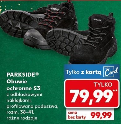 Obuwie ochronne S3 PARKSIDE promocja w Kaufland