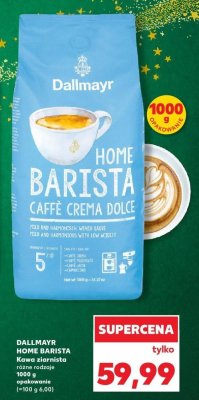 Kawa ziarnista DALLMAYR HOME BARISTA różne rodzaje 1000 g promocja w Kaufland