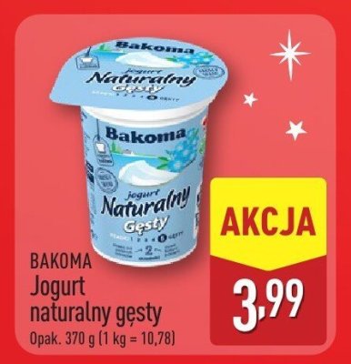 Jogurt naturalny gęsty promocja w Aldi