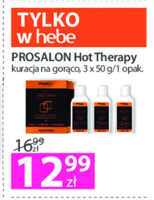 Głęboko regenerująca kuracja do włosów na gorąco Prosalon protein therapy promocja