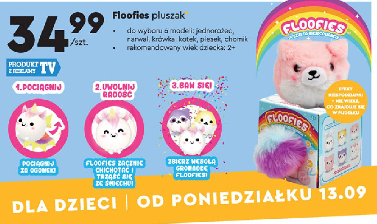 Pluszak floofies narwal promocja