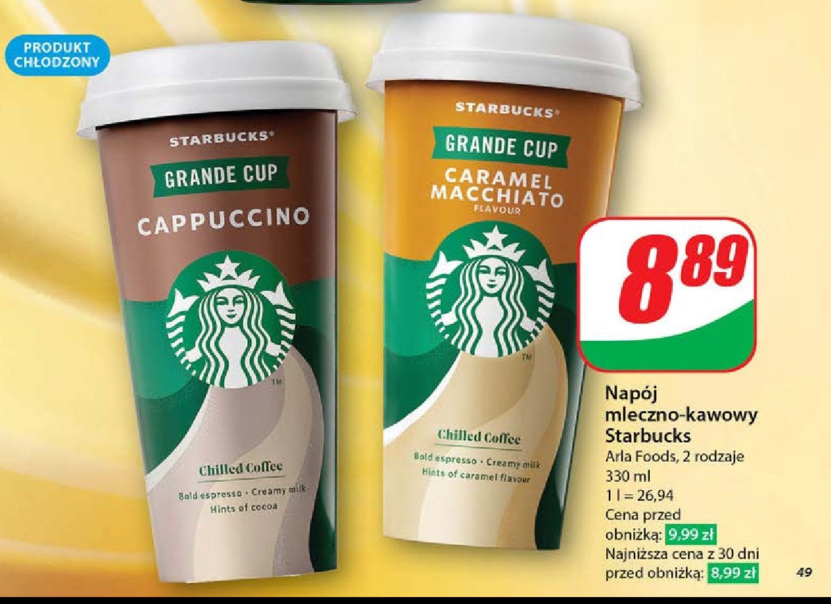 Kawa caramel macchiato Starbucks grande cup promocja