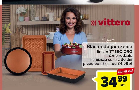 Blacha do pieczenia oro wysoka Vittero promocja