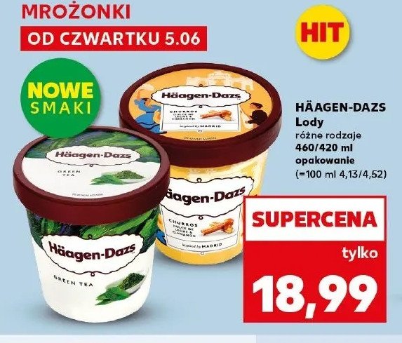 Lody churros Haagen-dazs promocja w Kaufland
