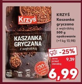 Kaszanka gryczana z wątróbką Masarnia krzyś promocja w Kaufland