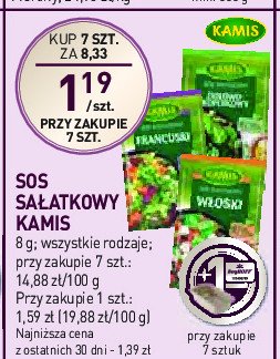 Sos sałatkowy francuski Kamis promocja