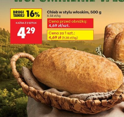 Chleb promocja w Biedronka