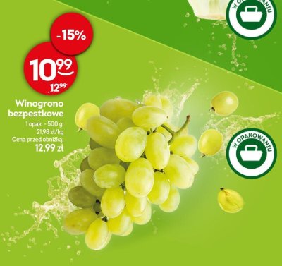 Winogrono bezpestkowe promocja w Żabka