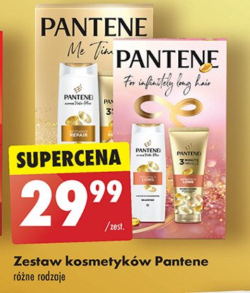 Zestaw w pudełku me time: szampon do włosów repair 400 ml + odżywka do włosów 3 minute miracle aqua light 200 ml Pantene promocja