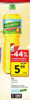 Olej KUJAWSKI rzepakowy promocja w Intermarche