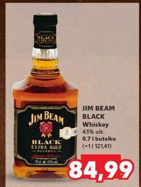 Bourbon Jim beam black extra aged promocja