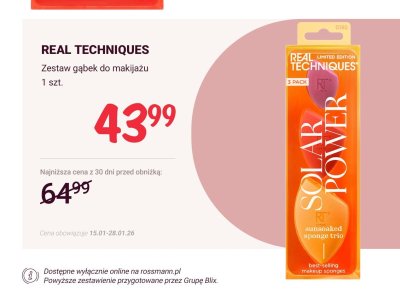Zestaw gąbek do makijażu promocja w Rossmann