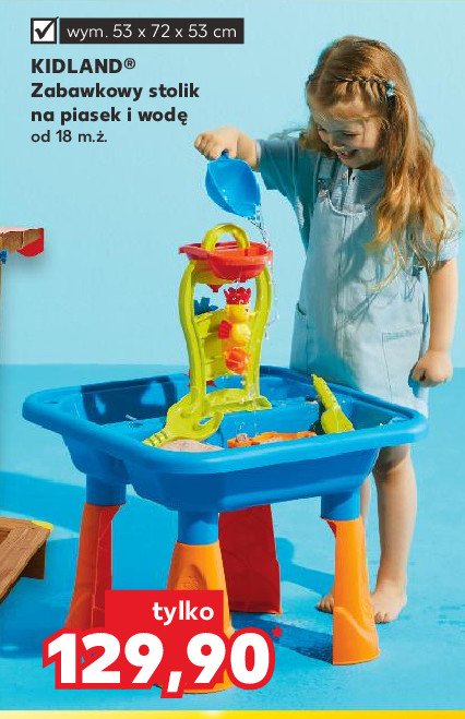 Stolik na piasek i wod臋 Kidland promocja