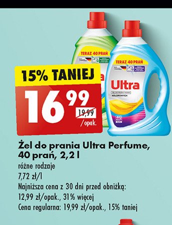 Żel do prania do koloru Ultra perfume promocja