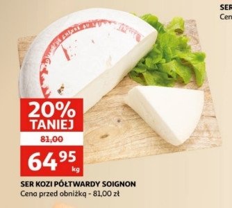 Ser kozi p贸艂twardy tranches de chevre Soignon promocja