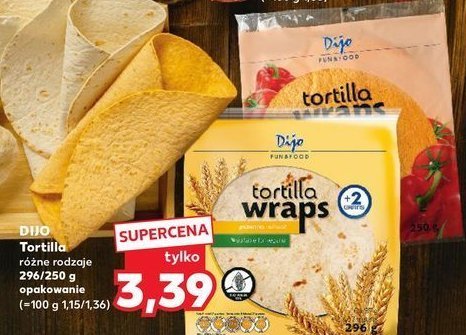 Tortilla pomidorowa Dijo promocja