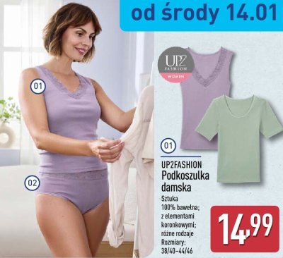 Podkoszulka damska promocja w Aldi