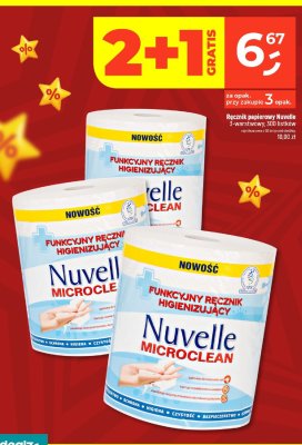 Ręcznik papierowy Nuvelle 3-warstwowy 300 listków promocja w Dealz