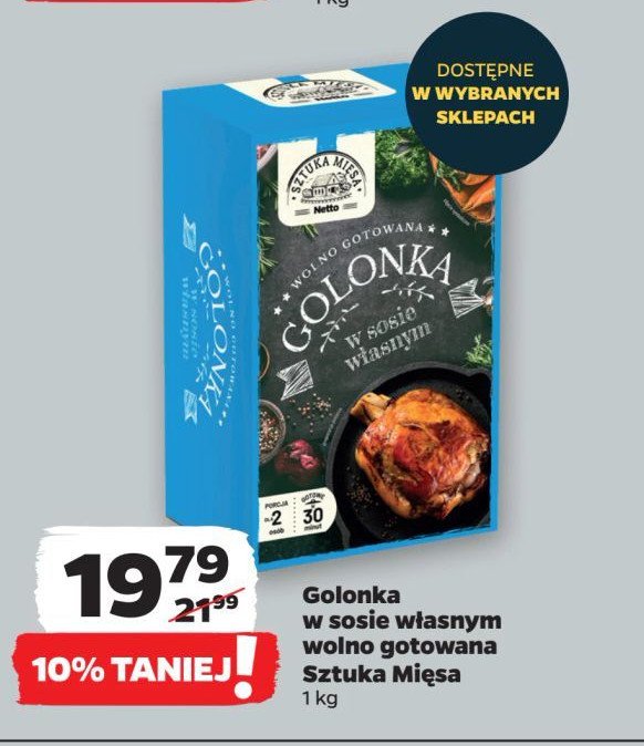 Golonka w sosie własnym wolno gotowana SZTUKA MIĘSA NETTO promocja