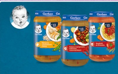 Danie lub zupka Gerber 250 g wybrane rodzaje promocja w Auchan