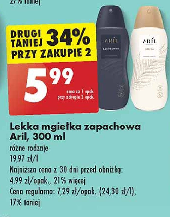 Mgiełka zapachowa oriental mysthic Aril exclusive promocja