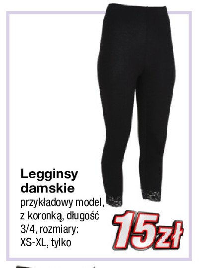 Legginsy damskie 3/4 promocja