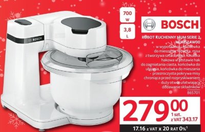 Robot kuchenny BOSCH MUM Serie 2 MUMS2AW00 promocja w Selgros