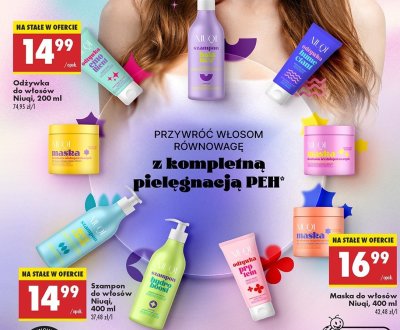 Maska do włosów średnioporowatych Niuqi promocja