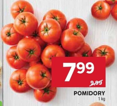 Pomidory żółte mięsiste polska promocja w Stokrotka