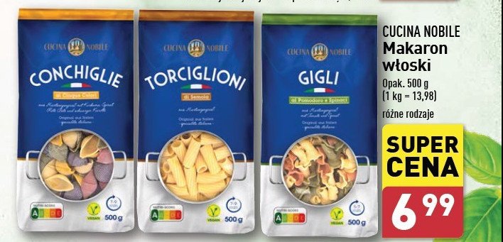 Makaron torciglioni Cucina nobile promocja