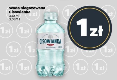 Woda mineralna niegazowana Polaris promocja w Netto