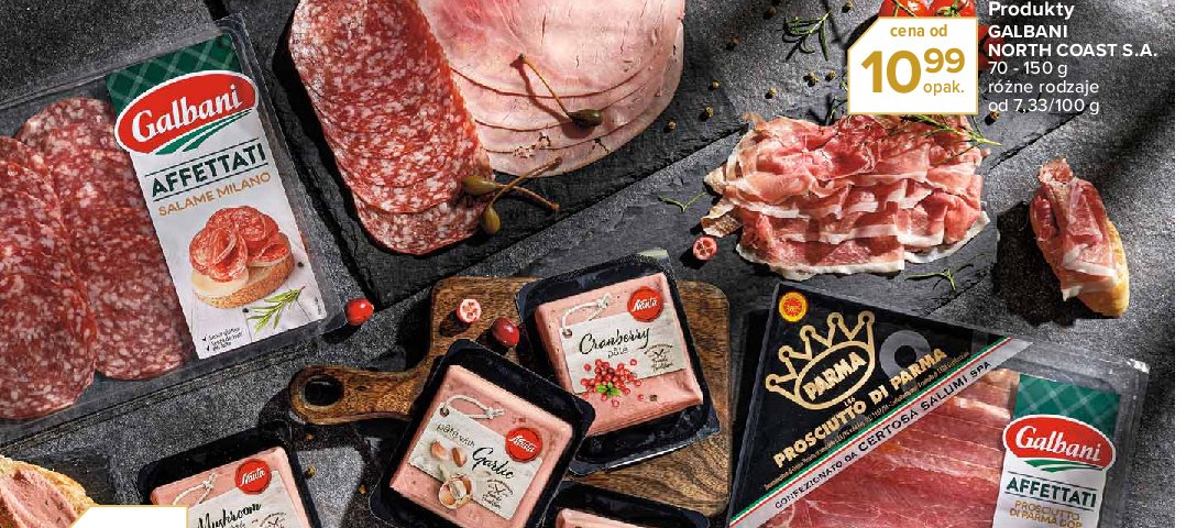 Szynka prosciutto di parma Goldoni parma promocja