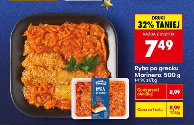 Ryba po grecku, 500 g promocja w Biedronka